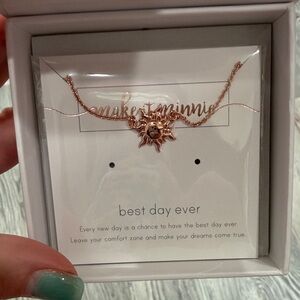 Rapunzel Inspired Necklace in Rose Gold